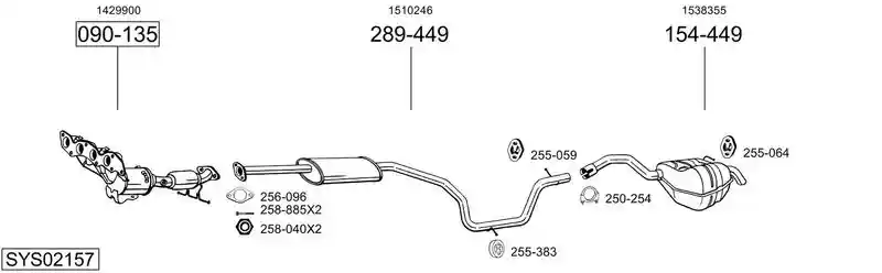 BOSAL SYS02157