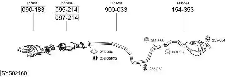 BOSAL SYS02160
