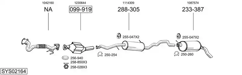 BOSAL SYS02164