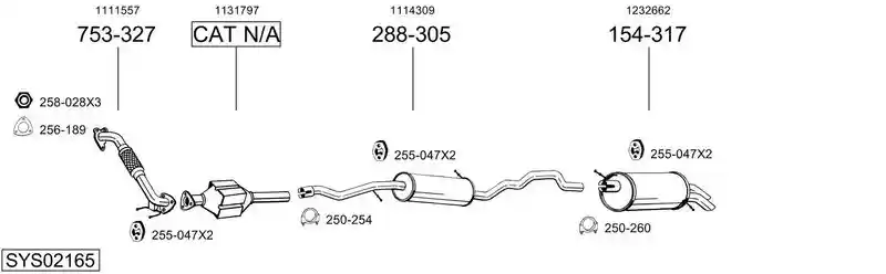 BOSAL SYS02165