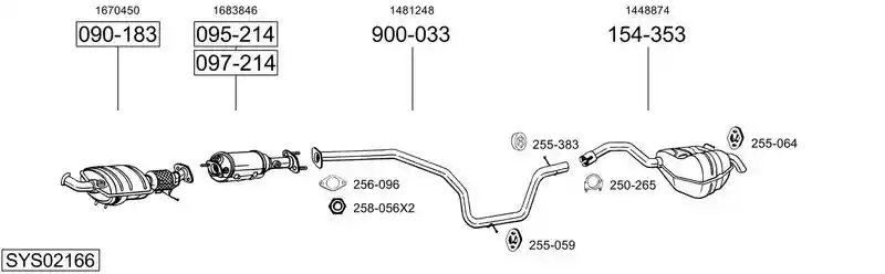BOSAL SYS02166