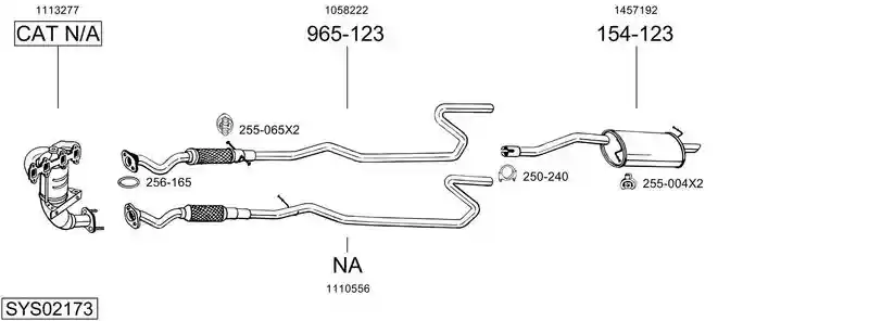BOSAL SYS02173