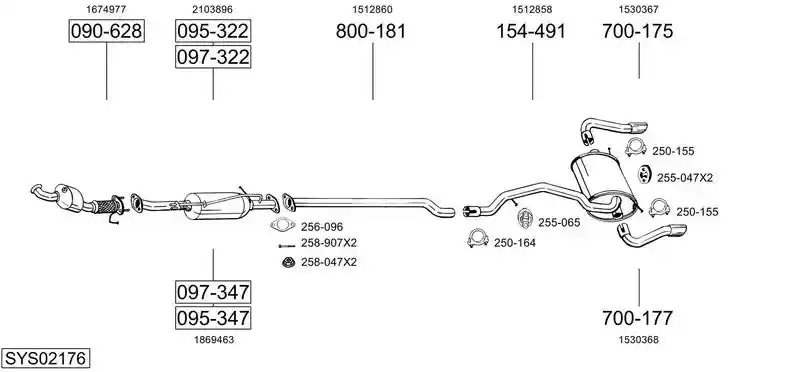 BOSAL SYS02176