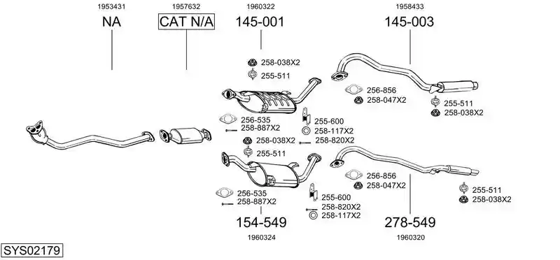 BOSAL SYS02179