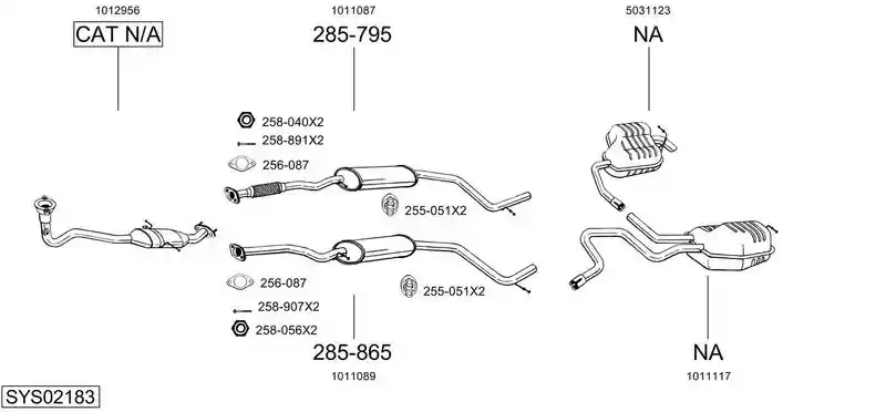 BOSAL SYS02183