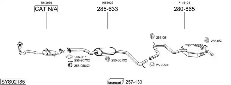 BOSAL SYS02185