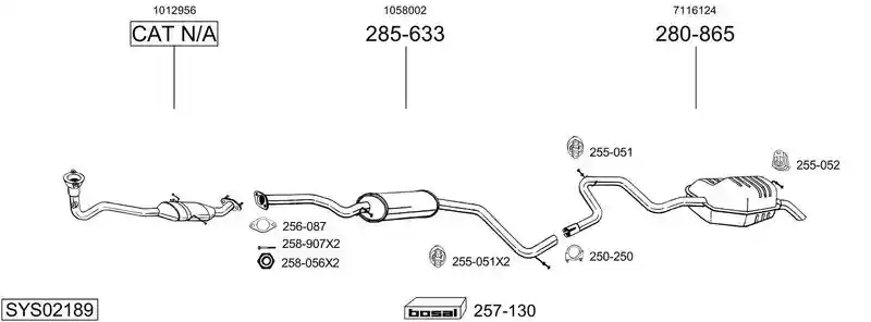 BOSAL SYS02189