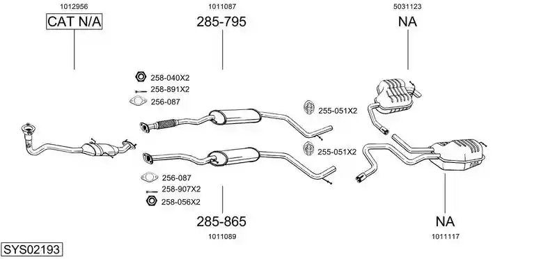 BOSAL SYS02193