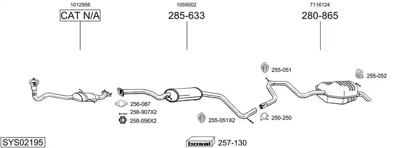BOSAL SYS02195