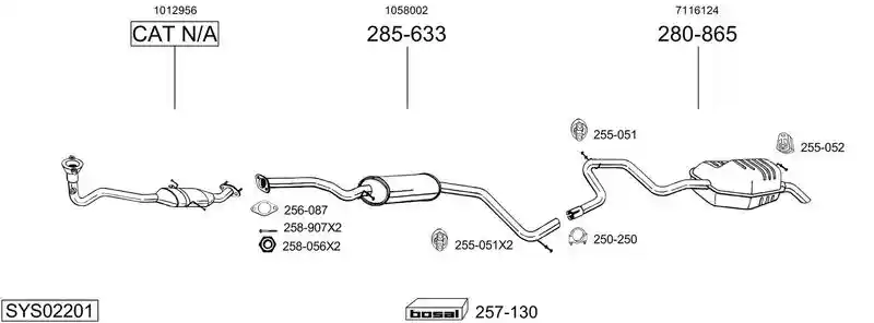 BOSAL SYS02201