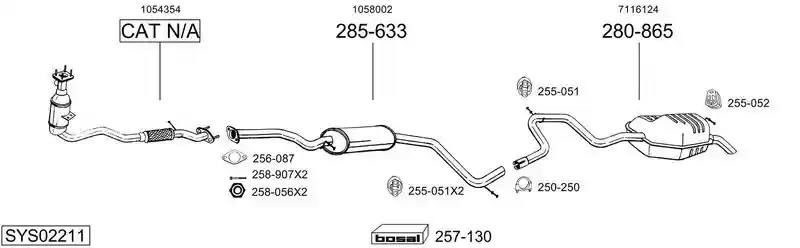 BOSAL SYS02211