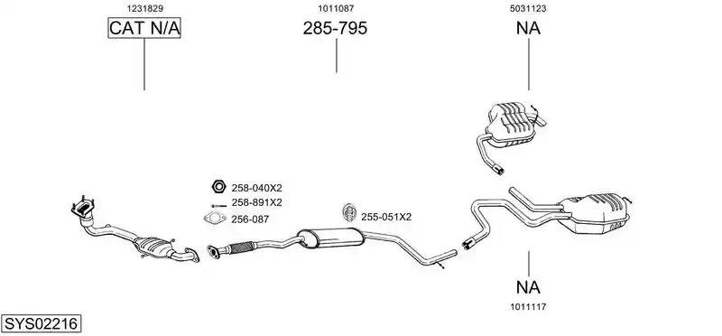 BOSAL SYS02216