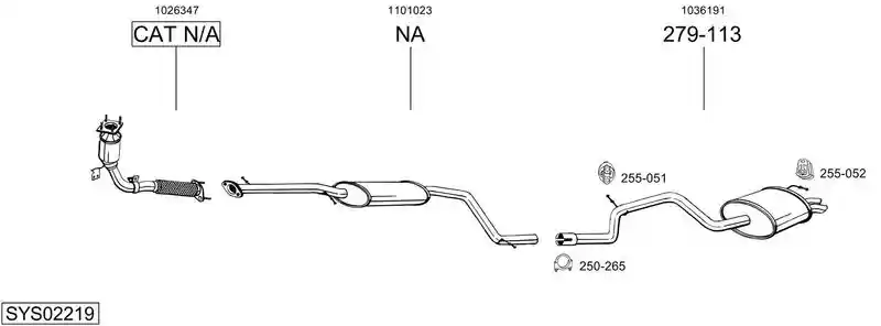 BOSAL SYS02219