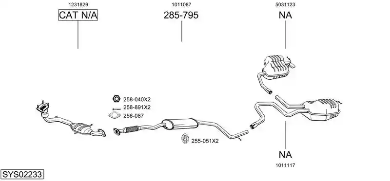BOSAL SYS02233
