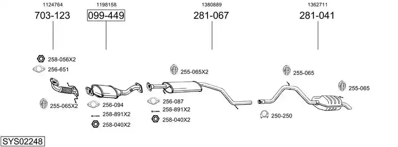 BOSAL SYS02248