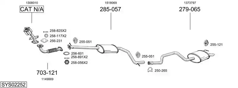 BOSAL SYS02252