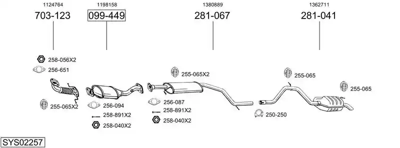 BOSAL SYS02257