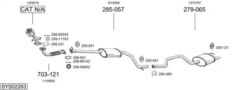 BOSAL SYS02263