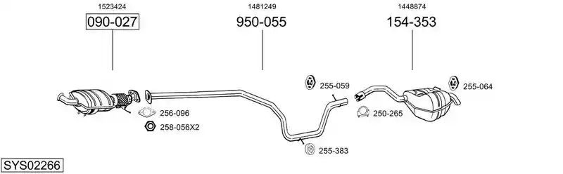 BOSAL SYS02266