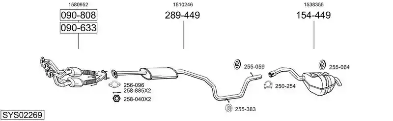 BOSAL SYS02269