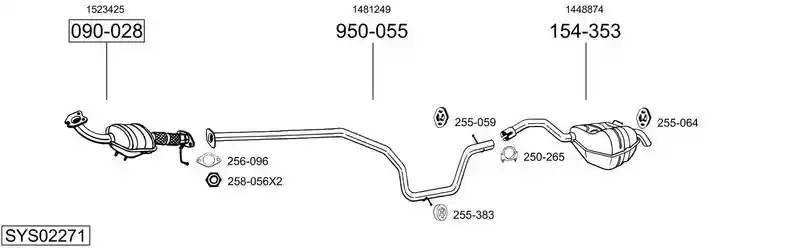 BOSAL SYS02271