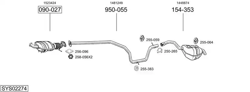 BOSAL SYS02274