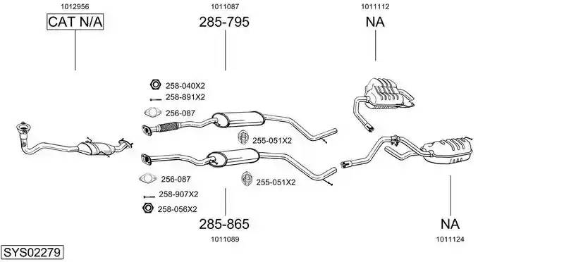 BOSAL SYS02279