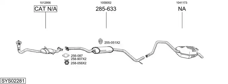 BOSAL SYS02281