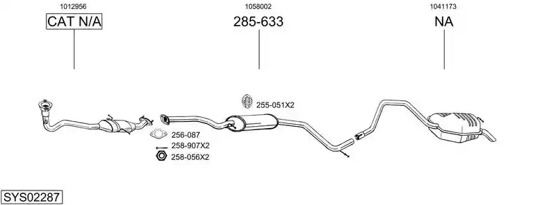 BOSAL SYS02287