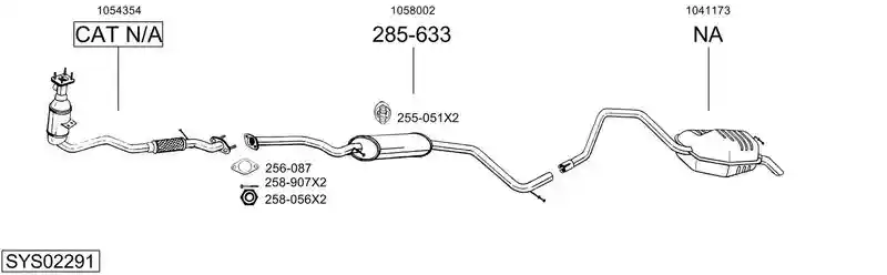 BOSAL SYS02291
