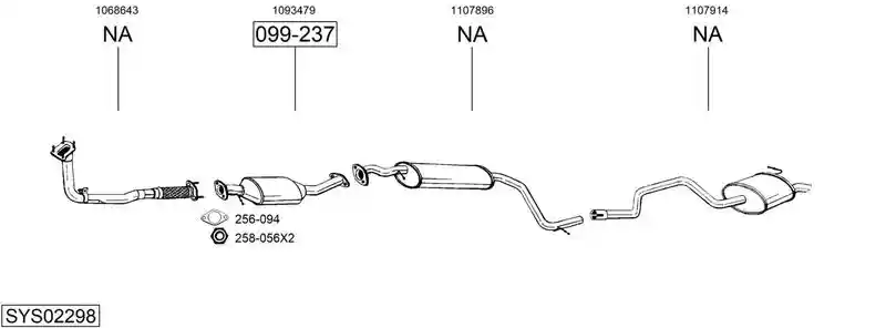 BOSAL SYS02298