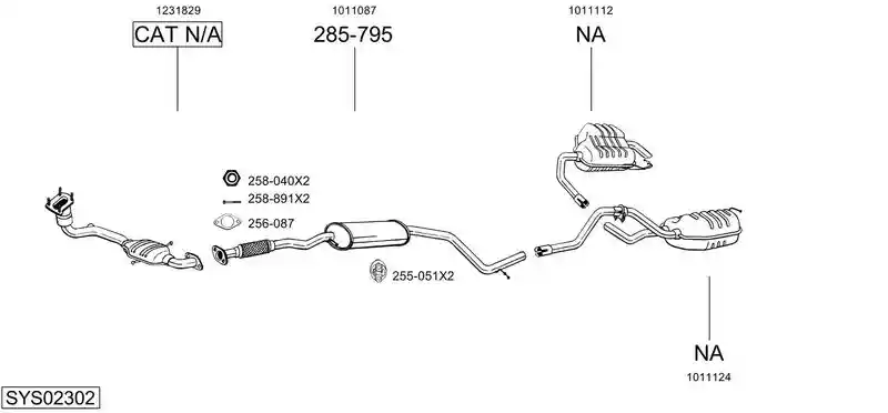 BOSAL SYS02302