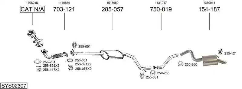 BOSAL SYS02307