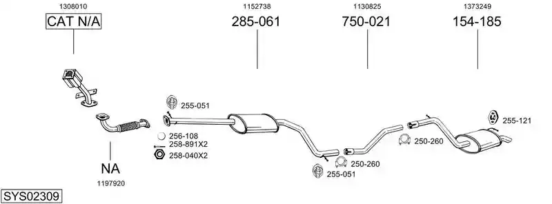 BOSAL SYS02309