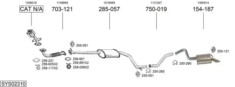 BOSAL SYS02310