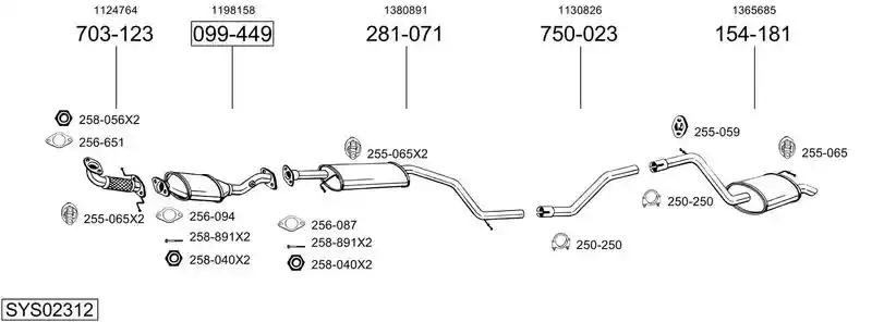 BOSAL SYS02312