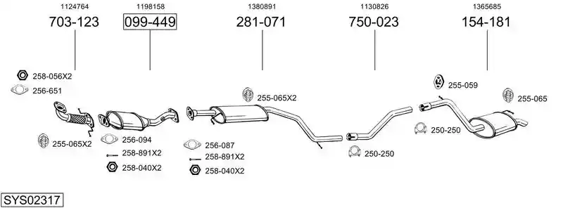 BOSAL SYS02317