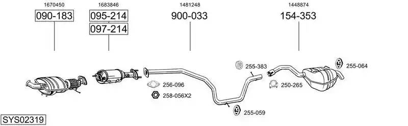 BOSAL SYS02319
