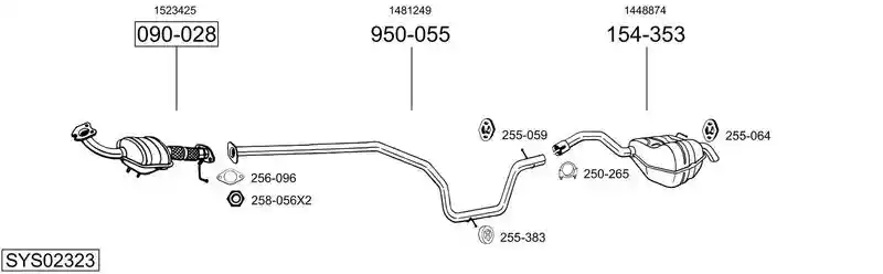 BOSAL SYS02323