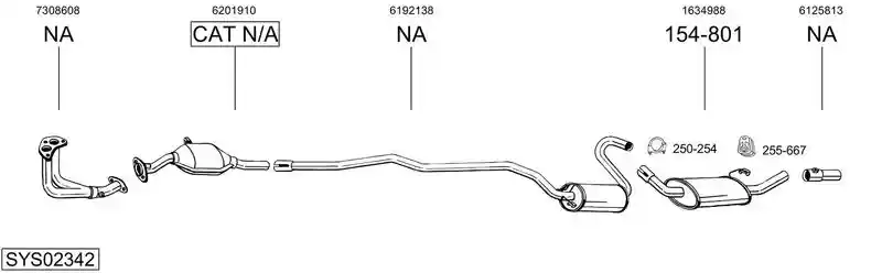BOSAL SYS02342