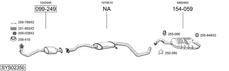 BOSAL SYS02350