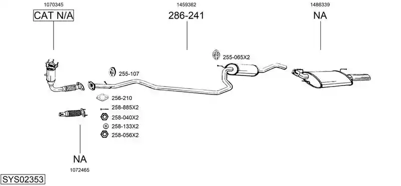 BOSAL SYS02353