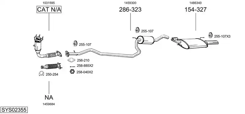 BOSAL SYS02355