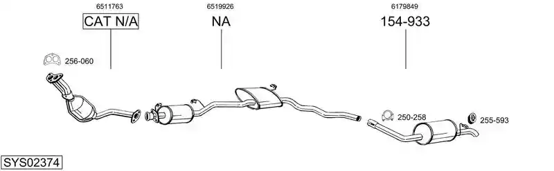 BOSAL SYS02374