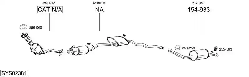 BOSAL SYS02381