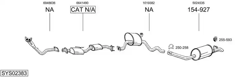 BOSAL SYS02383
