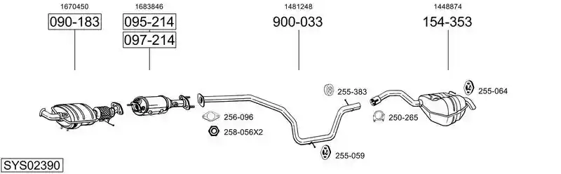 BOSAL SYS02390