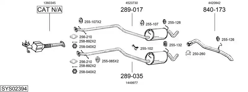 BOSAL SYS02394