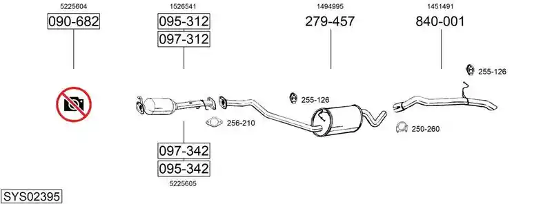 BOSAL SYS02395
