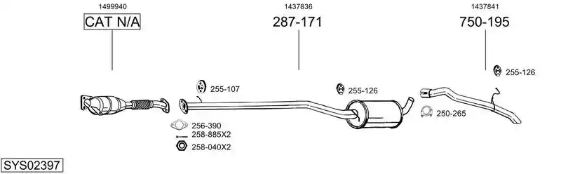 BOSAL SYS02397